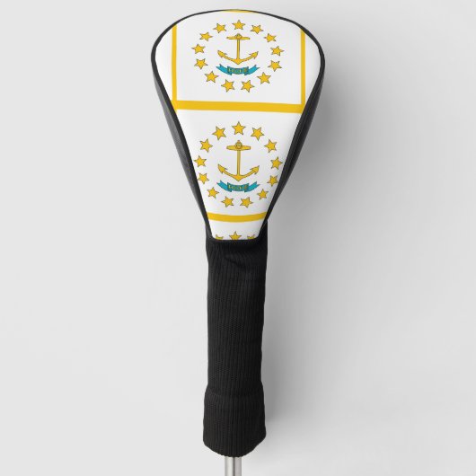 Golf Driver Cover mit Flag Rhode Island, USA Headcover (Vorderseite)
