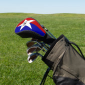 Golf Driver Cover mit Flag San Antonio, USA Golf Headcover (In SItu)