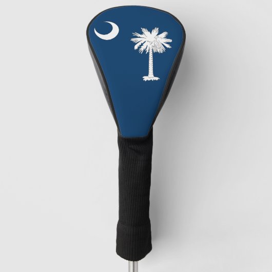 Golf Driver Cover mit Flag South Carolina, USA Headcover (Vorderseite)