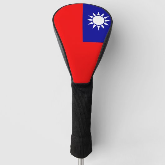 Golf Driver Cover mit Flag Taiwan Golf Headcover (Vorderseite)