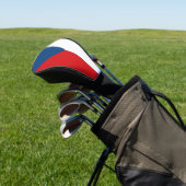 Golf Driver Cover mit Flag Tschechien Golf Headcover (In SItu)