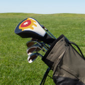 Golf Driver Cover mit Flag Tulsa, Oklahoma Golf Headcover (In SItu)