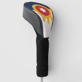 Golf Driver Cover mit Flag Tulsa, Oklahoma Headcover (angewinkelt)