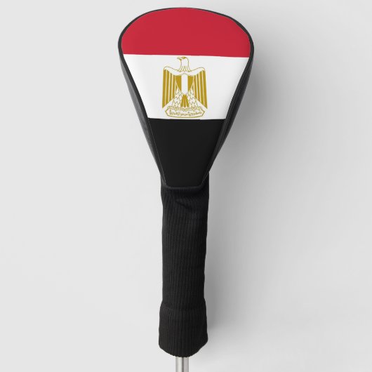 Golf Driver Cover mit Flagge Ägyptens Headcover (Vorderseite)