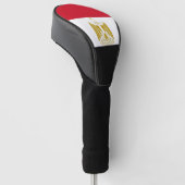 Golf Driver Cover mit Flagge Ägyptens Headcover (angewinkelt)