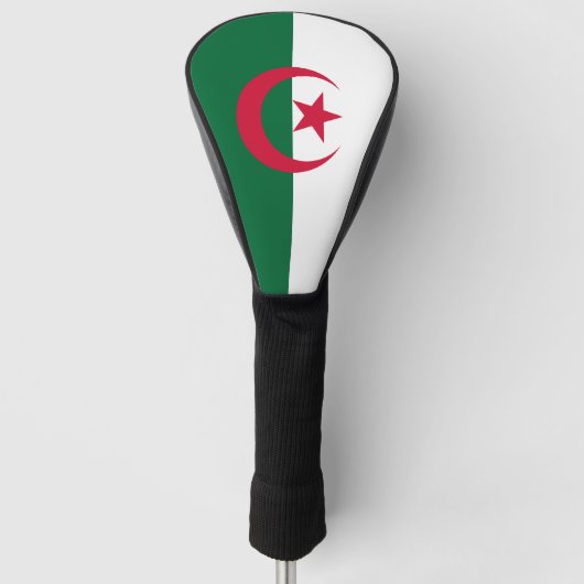 Golf Driver Cover mit Flagge Algeriens Headcover (Vorderseite)