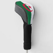 Golf Driver Cover mit Flagge Algeriens Headcover (angewinkelt)