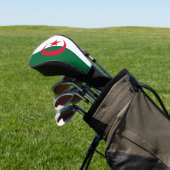 Golf Driver Cover mit Flagge Algeriens Headcover (In SItu)