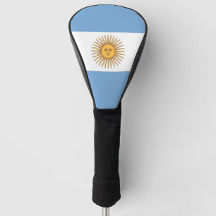 Golf Driver Cover mit Flagge Argentiniens Headcover