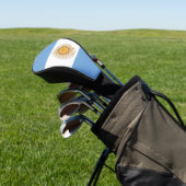 Golf Driver Cover mit Flagge Argentiniens Headcover (In SItu)