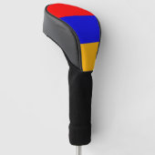 Golf Driver Cover mit Flagge Armeniens Headcover (angewinkelt)