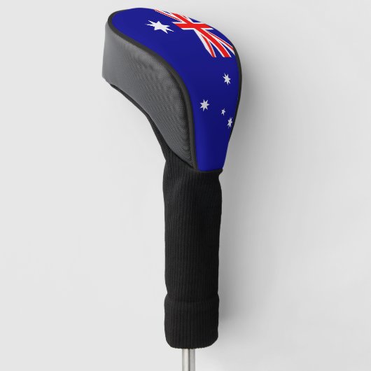 Golf Driver Cover mit Flagge Australiens Golf Headcover (angewinkelt)
