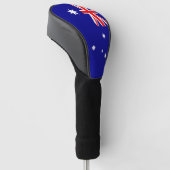 Golf Driver Cover mit Flagge Australiens Headcover (angewinkelt)