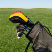 Golf Driver Cover mit Flagge Belgiens Headcover (In SItu)