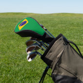 Golf Driver Cover mit Flagge Brasiliens Headcover (In SItu)