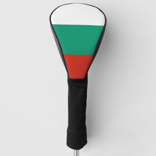 Golf Driver Cover mit Flagge Bulgariens Headcover (Vorderseite)