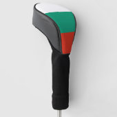 Golf Driver Cover mit Flagge Bulgariens Headcover (angewinkelt)