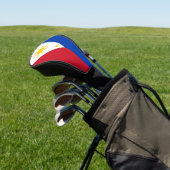 Golf Driver Cover mit Flagge der Philippinen Headcover (In SItu)