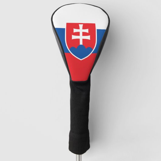 Golf Driver Cover mit Flagge der Slowakei Headcover (Vorderseite)