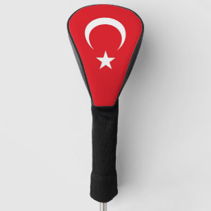 Golf Driver Cover mit Flagge der Türkei Headcover