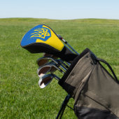 Golf Driver Cover mit Flagge der Ukraine Headcover (In SItu)