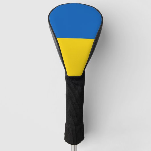 Golf Driver Cover mit Flagge der Ukraine Headcover (Vorderseite)