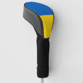 Golf Driver Cover mit Flagge der Ukraine Headcover (angewinkelt)