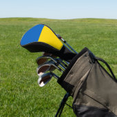 Golf Driver Cover mit Flagge der Ukraine Headcover (In SItu)