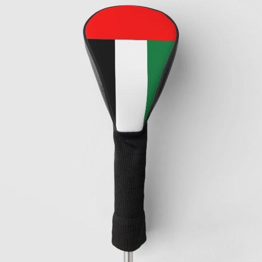 Golf Driver Cover mit Flagge der VAE Headcover (Vorderseite)