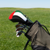 Golf Driver Cover mit Flagge der VAE Headcover (In SItu)