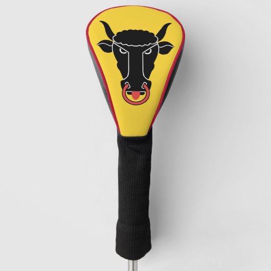 Golf Driver Cover mit Flagge des Kantons Uri, Schw Headcover (Vorderseite)