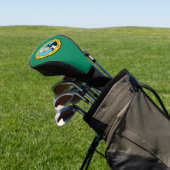 Golf Driver Cover mit Flagge des Washingtoner Staa Headcover (In SItu)