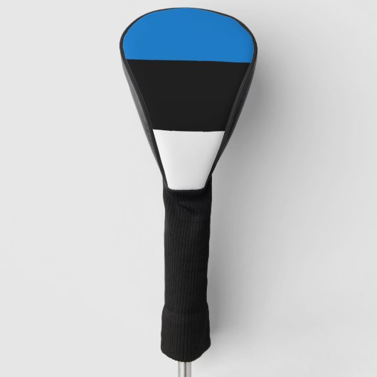Golf Driver Cover mit Flagge Estlands Headcover (Vorderseite)