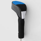 Golf Driver Cover mit Flagge Estlands Headcover (angewinkelt)