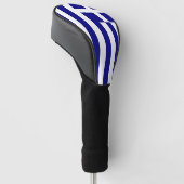 Golf Driver Cover mit Flagge Griechenlands Golf Headcover (angewinkelt)
