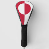 Golf Driver Cover mit Flagge Grönlands Golf Headcover (Vorderseite)