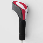 Golf Driver Cover mit Flagge Grönlands Headcover (angewinkelt)