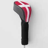 Golf Driver Cover mit Flagge in Dänemark Headcover (angewinkelt)