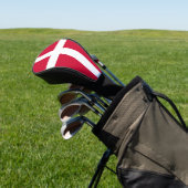 Golf Driver Cover mit Flagge in Dänemark Headcover (In SItu)