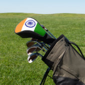 Golf Driver Cover mit Flagge Indiens Headcover (In SItu)