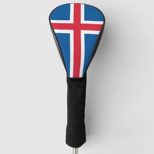Golf Driver Cover mit Flagge Islands Headcover (Vorderseite)
