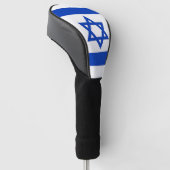 Golf Driver Cover mit Flagge Israels Headcover (angewinkelt)