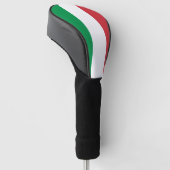 Golf Driver Cover mit Flagge Italiens Golf Headcover (angewinkelt)