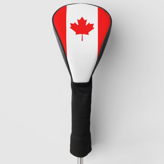 Golf Driver Cover mit Flagge Kanadas Golf Headcover (Vorderseite)