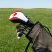 Golf Driver Cover mit Flagge Kanadas Headcover (In SItu)