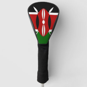 Golf Driver Cover mit Flagge Kenias Headcover