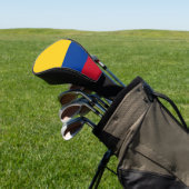 Golf Driver Cover mit Flagge Kolumbiens Golf Headcover (In SItu)