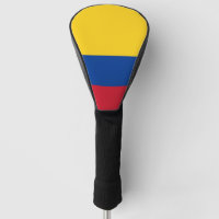 Golf Driver Cover mit Flagge Kolumbiens