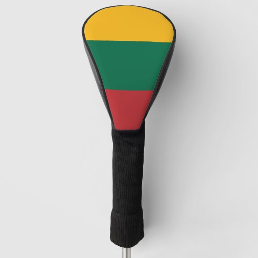 Golf Driver Cover mit Flagge Litauens Headcover (Vorderseite)