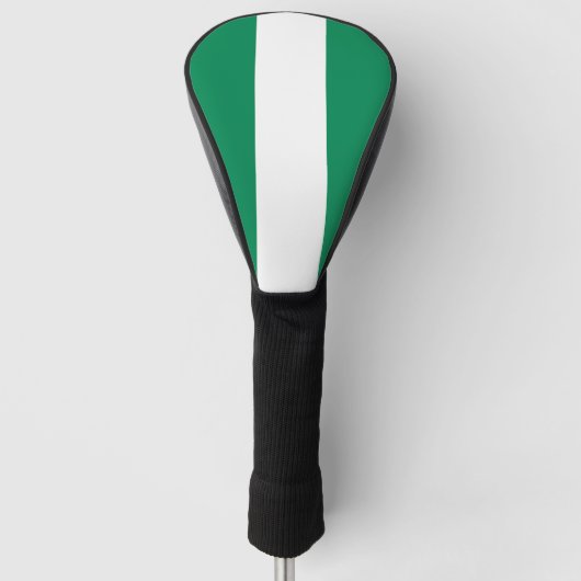 Golf Driver Cover mit Flagge Nigerias Headcover (Vorderseite)